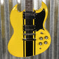 Westcreek Racer Offset SG Yellow Solid Body Guitar #0015 Used