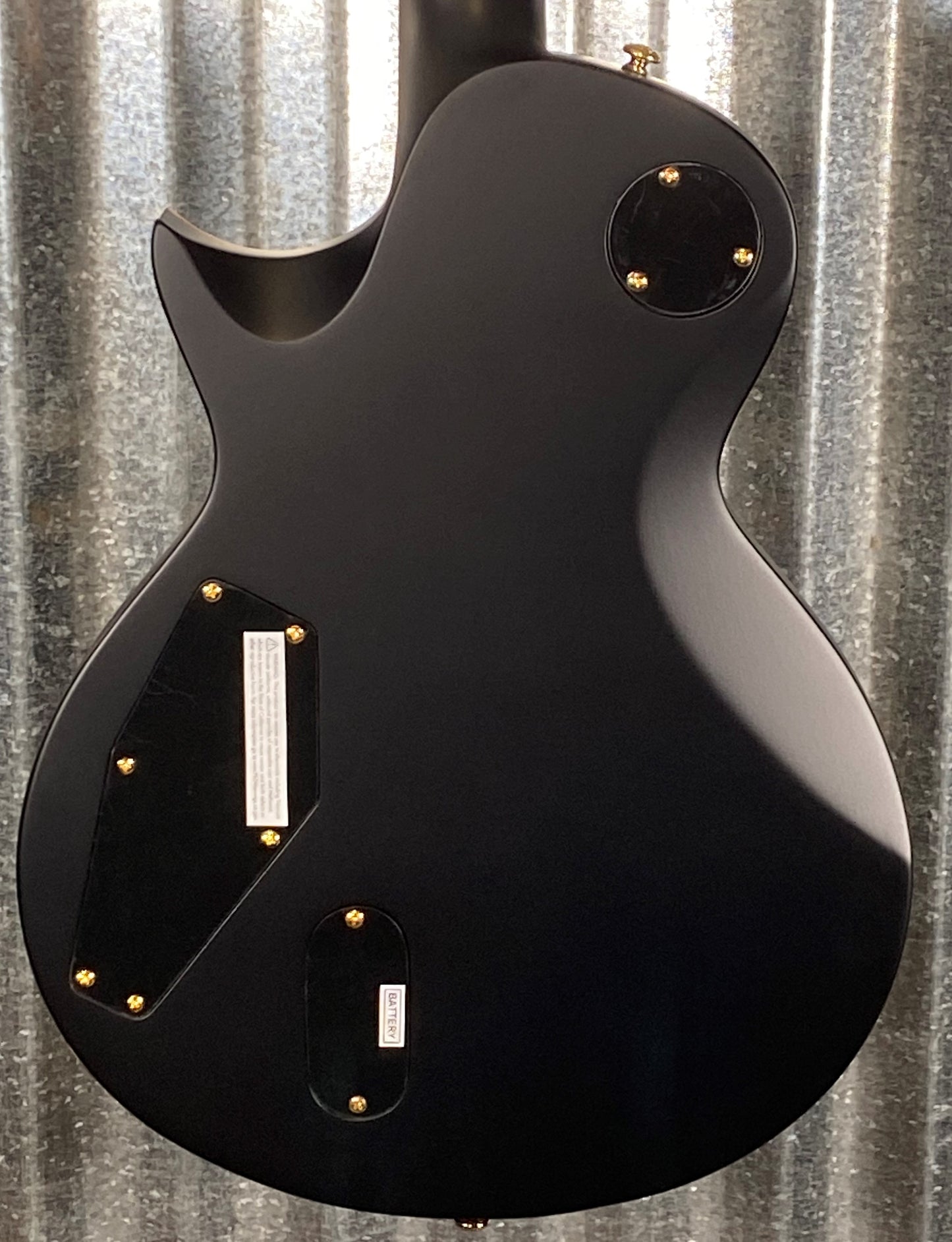 ESP LTD EC-1000 Eclipse EMG Vintage Black Guitar & Bag LEC1000VB #1525 Used