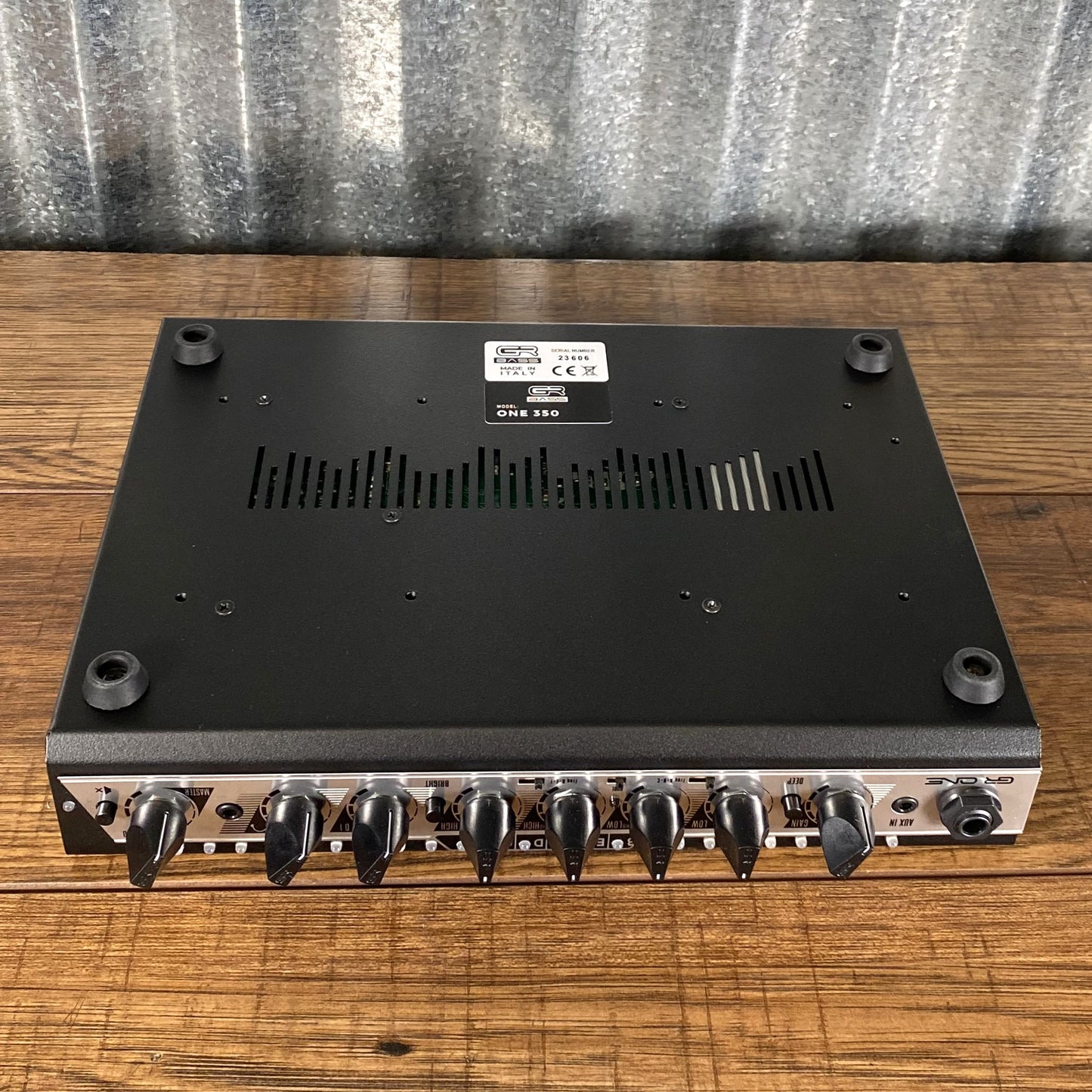 GR Bass ONE 350 Watt Compact Bass Amplifier Head Black