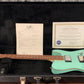 G&L Guitars USA Fullerton Custom ASAT Deluxe HH RMC Surf Green Guitar & Case #3251