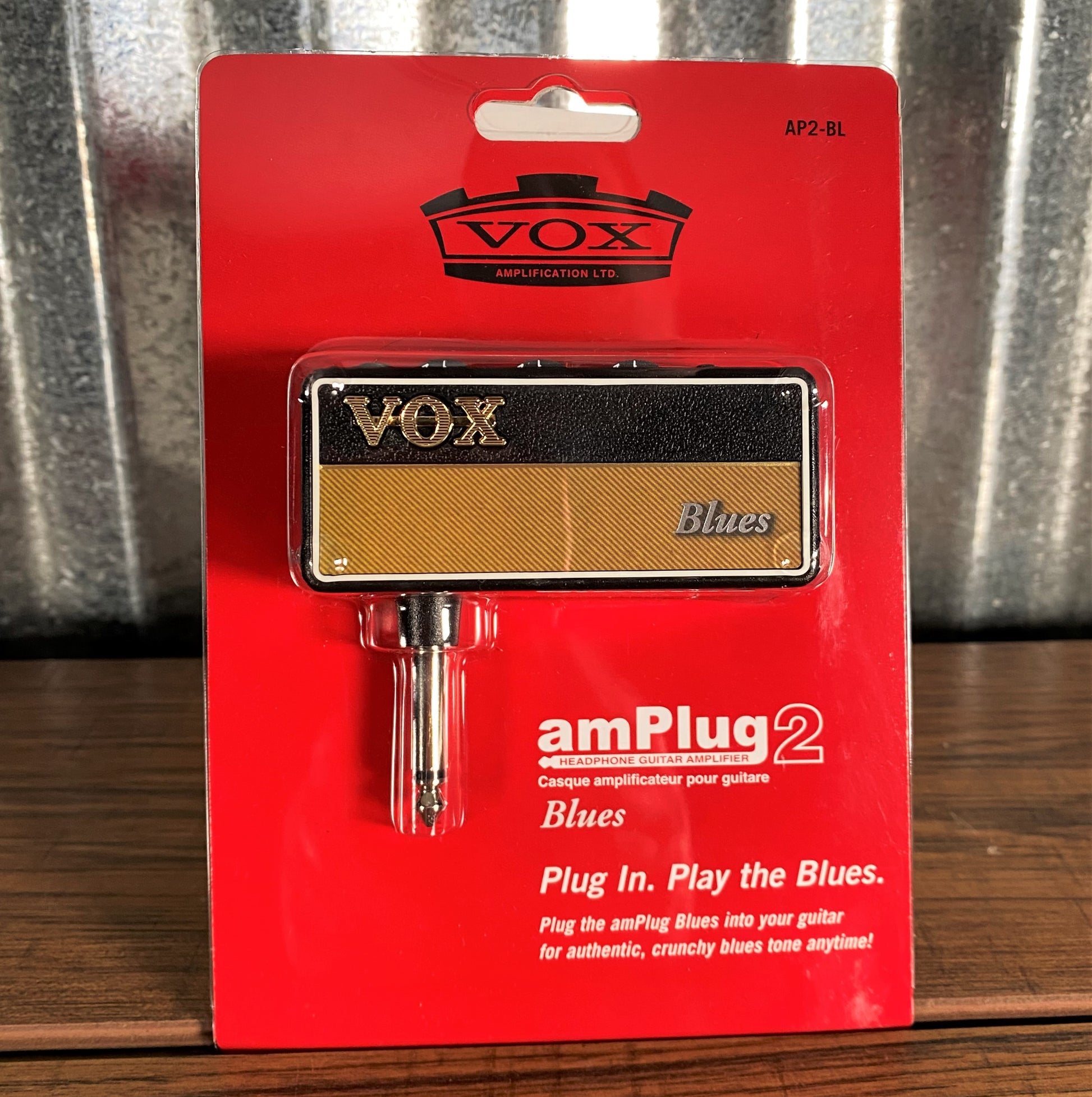 VOX amPlug 2 BLUES Plug In Guitar Practice Headphone Amplifier