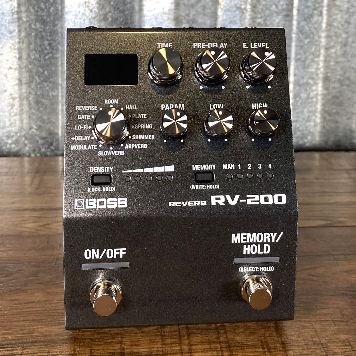 Boss RV-200 Studio Grade Reverb Guitar Effect Pedal