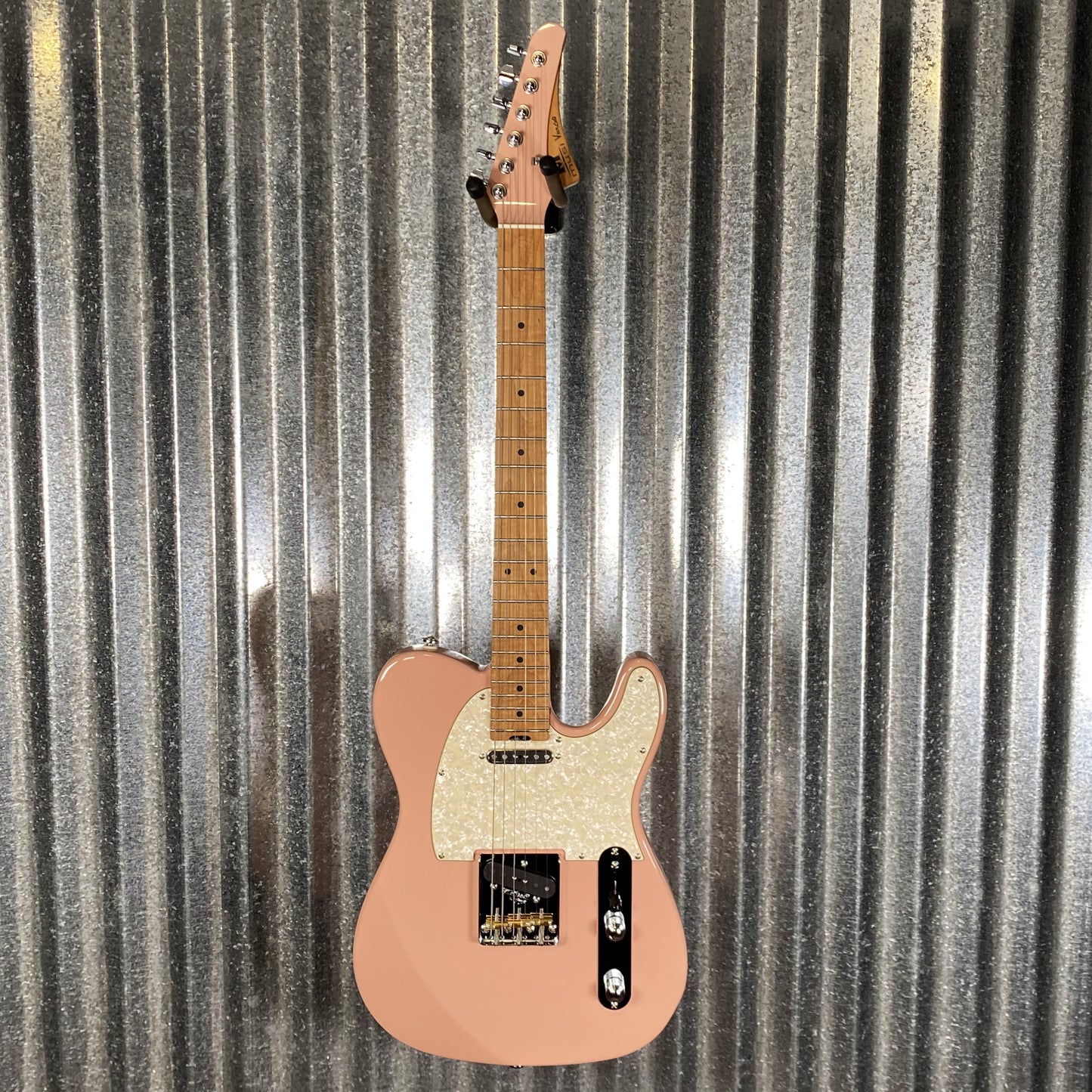 Musi Virgo Classic Telecaster Pink Guitar #0222 Used