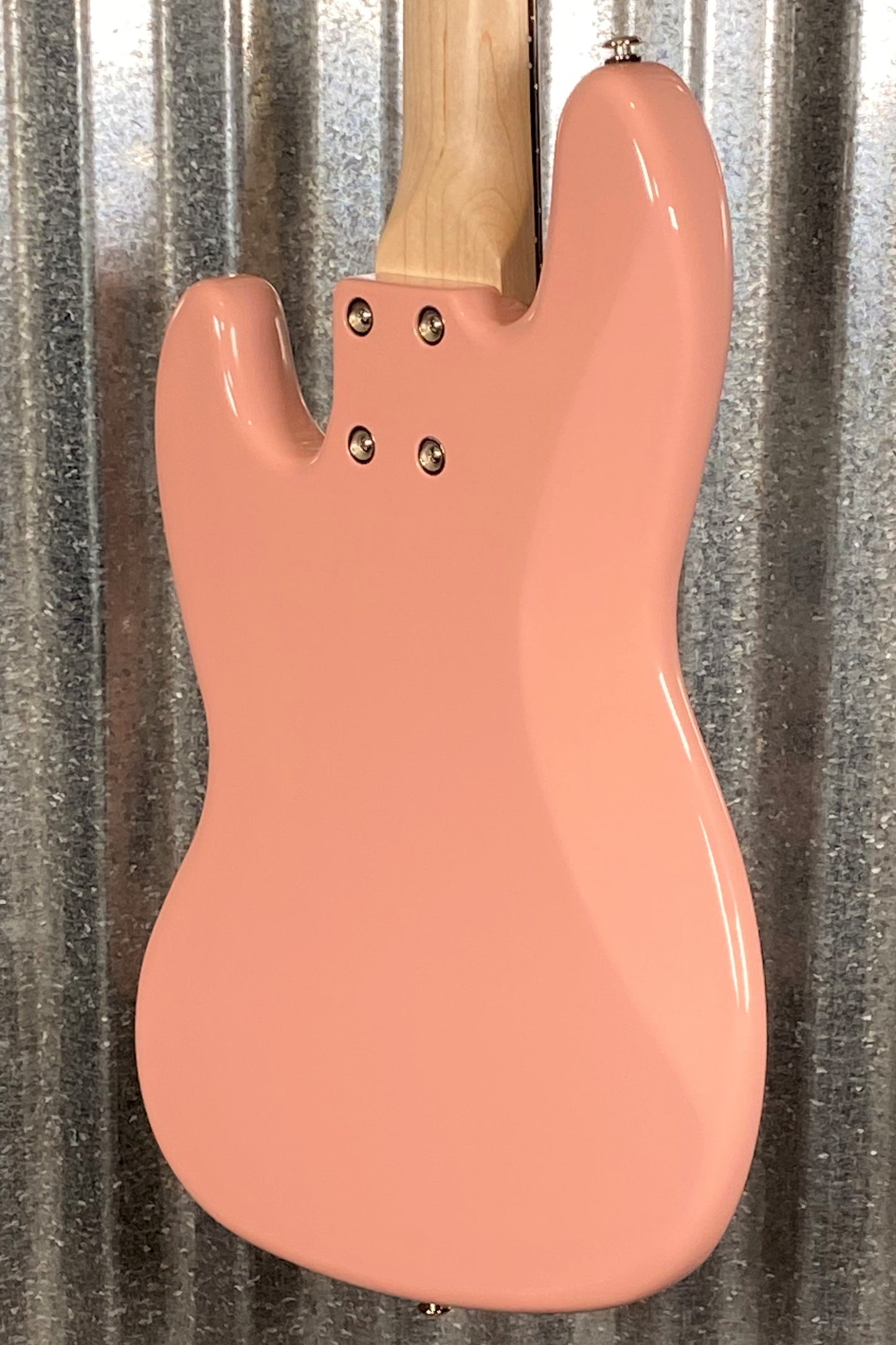 G&L USA JB-5 5 String Jazz Bass Shell Pink & Case JB5 #0031