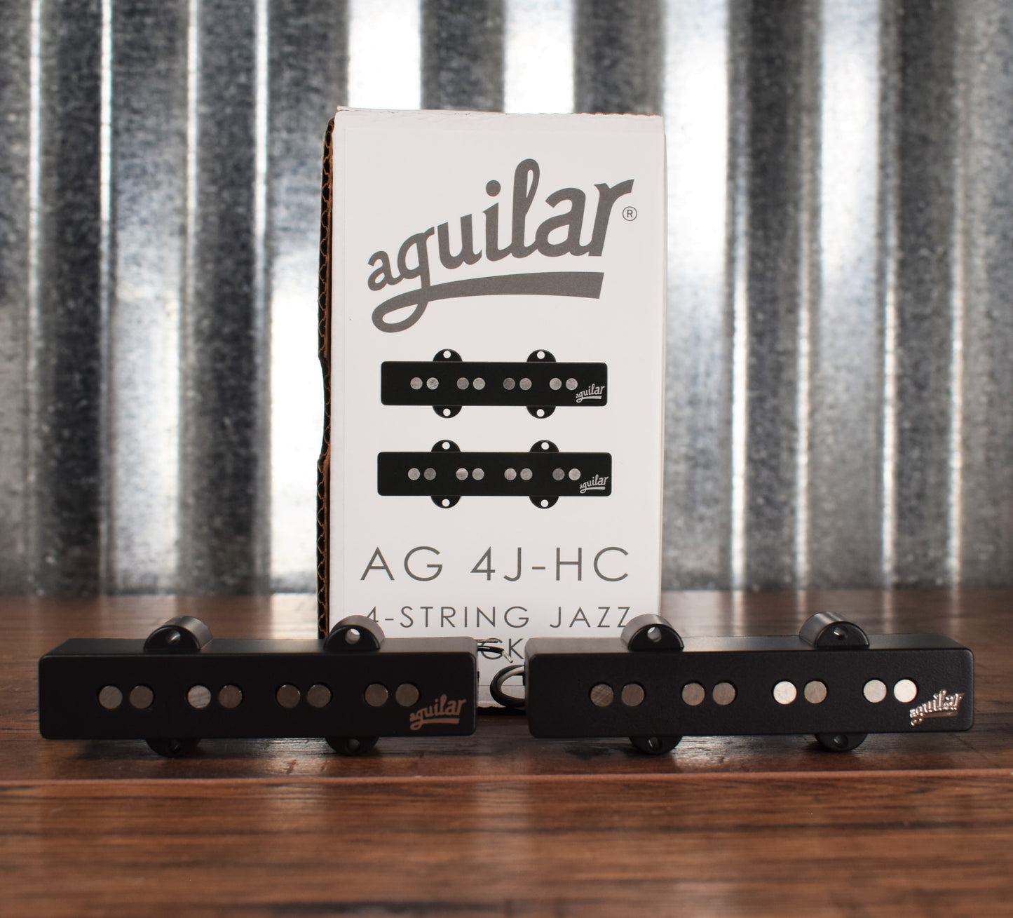 Aguilar AG 4J-HC Set 4 String Jazz Bass Bridge Neck Pickup Set Black