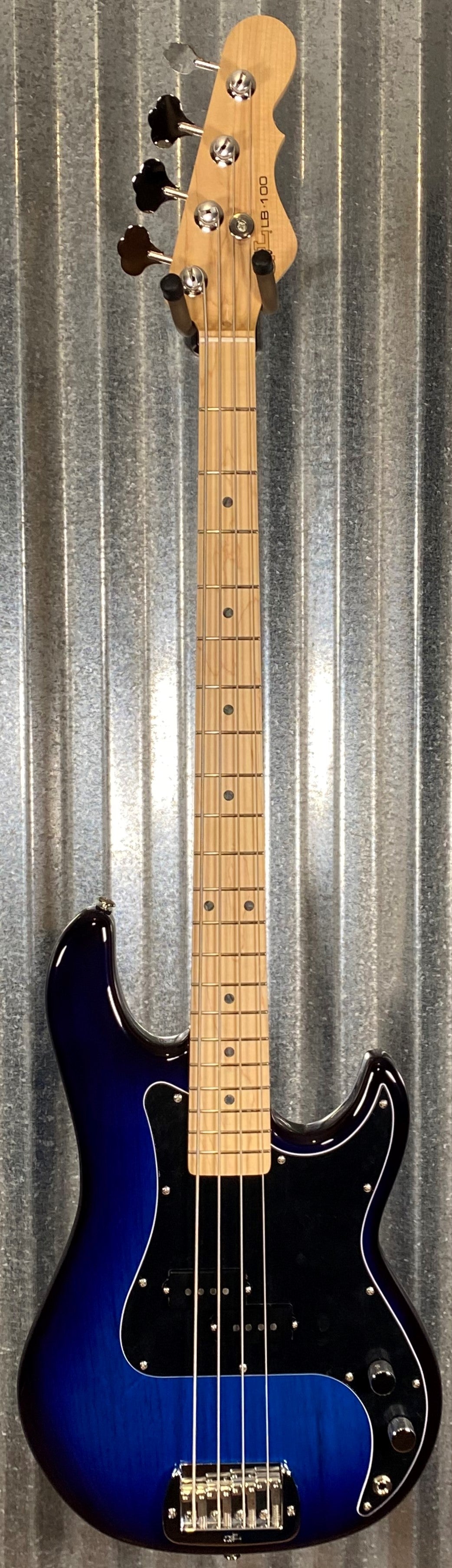 G&L USA LB-100 Blueburst 4 String Bass & Case #6294