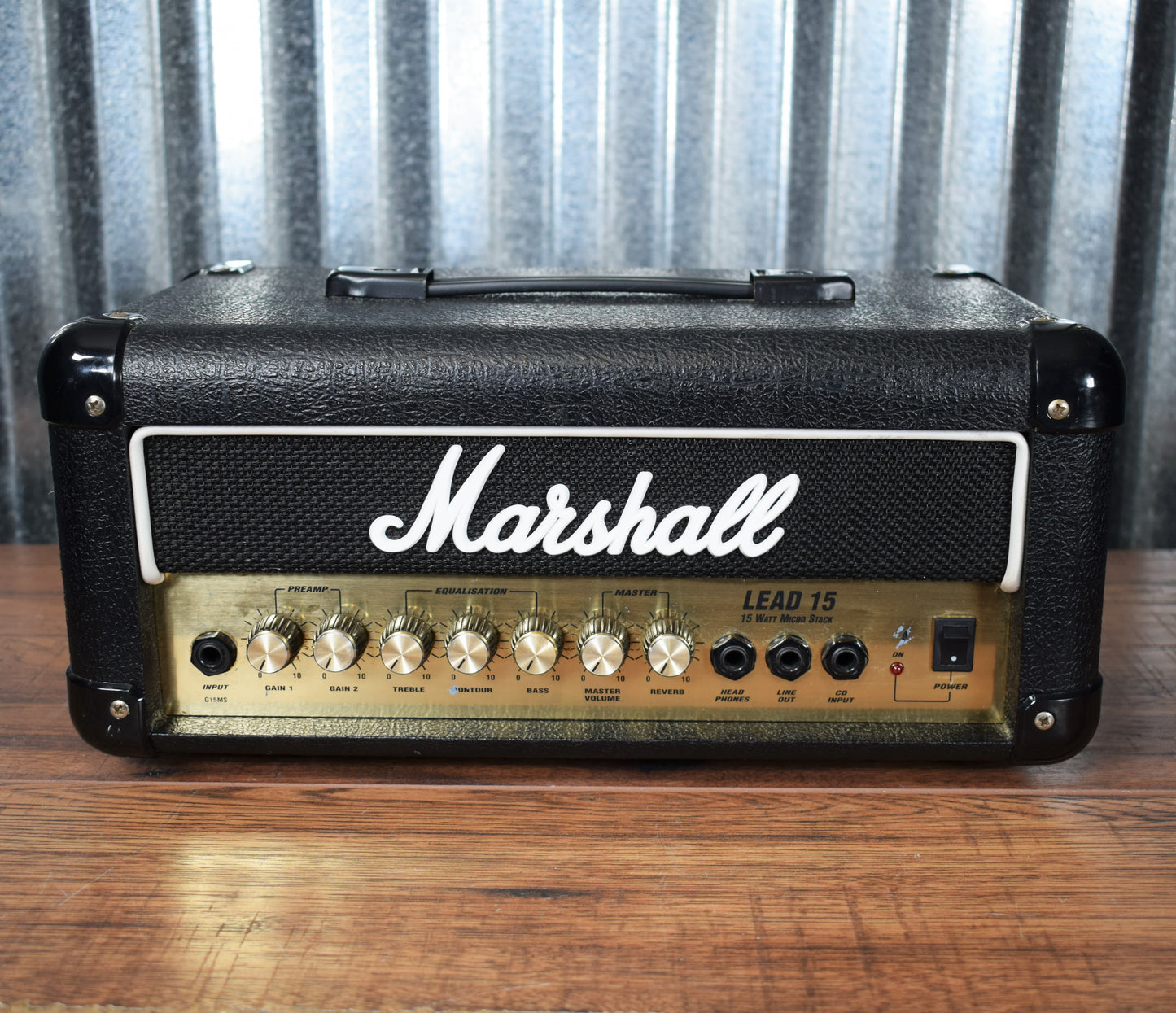 Marshall Amplification G15MS Lead 15 Watt Guitar Amplifier Head Used