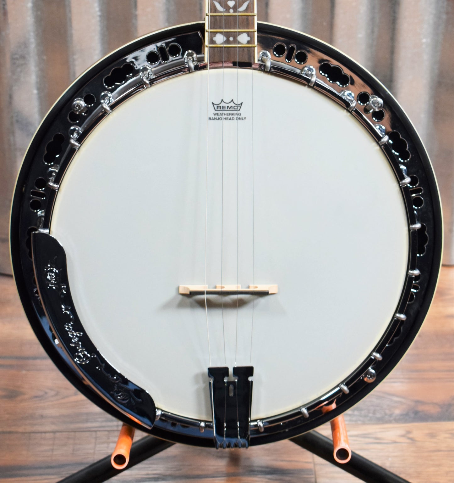 Ortega Guitars Falcon OBJ550WTE-SNT Satin Walnut 4 String Tenor Banjo & Bag #0006