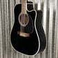 Takamine EF381SC12 Cutaway 12 String Acoustic Electric Guitar Black & Case Japan #0426