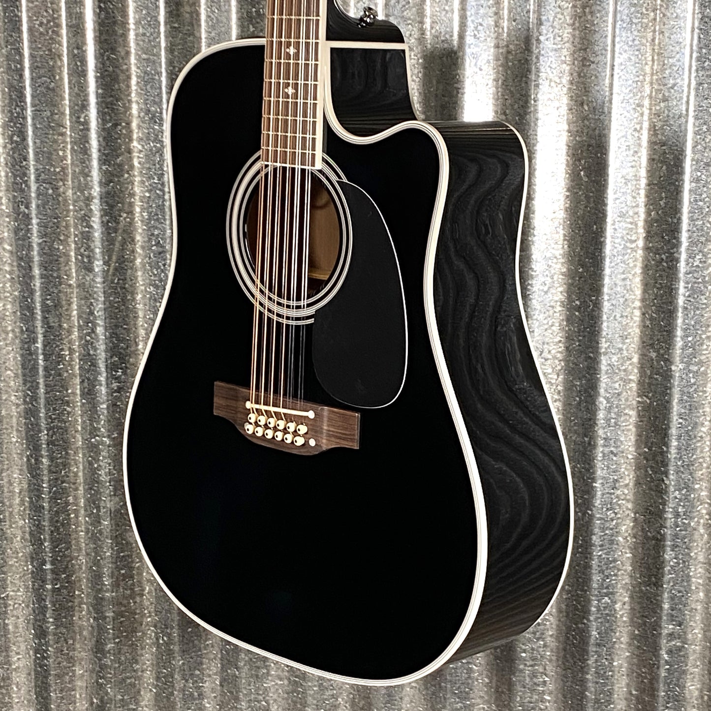 Takamine EF381SC12 Cutaway 12 String Acoustic Electric Guitar Black & Case Japan #0426