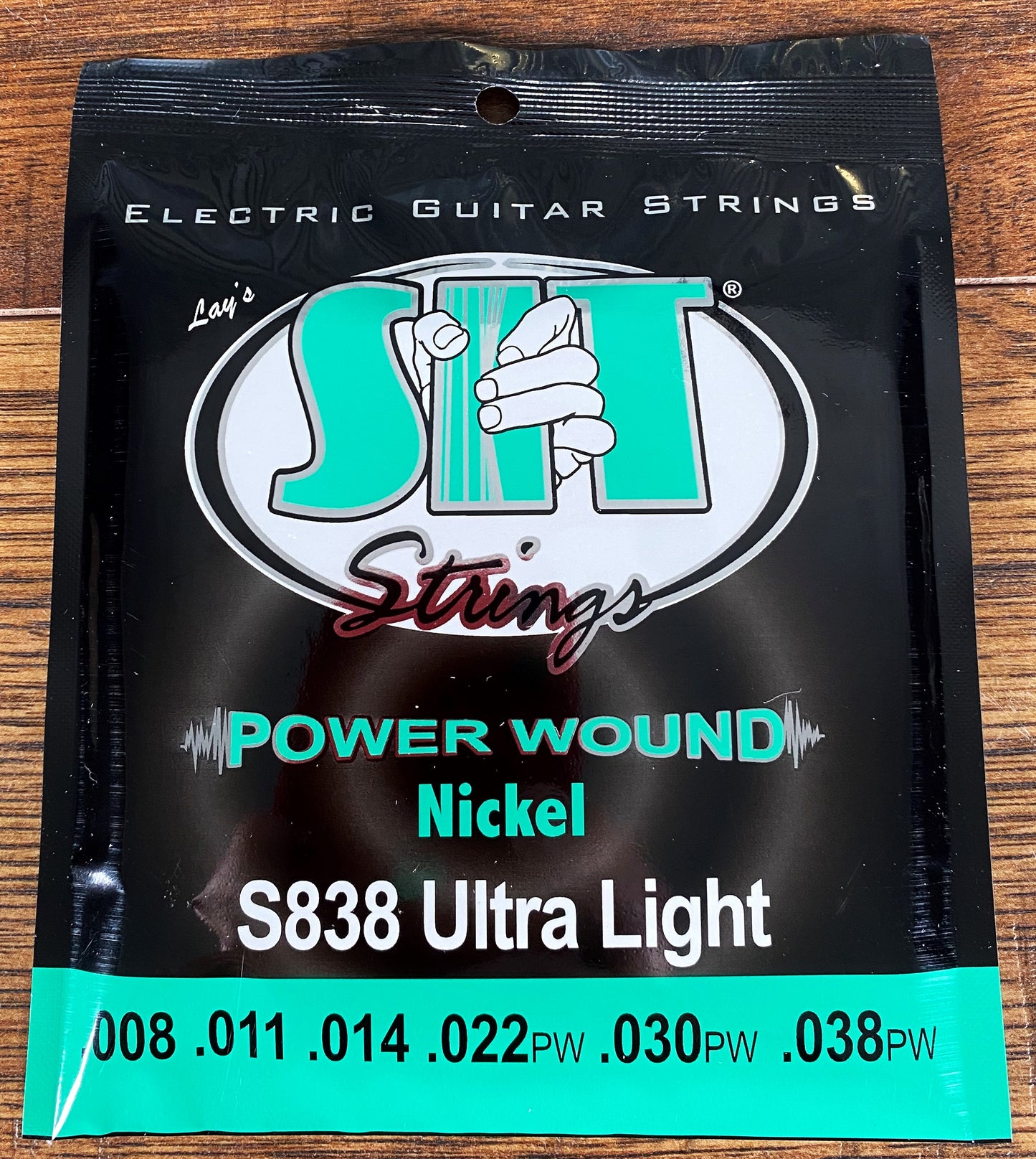 SIT Strings S838 Power Wound Nickel Ultra Light Guitar String Set 3 Pack