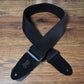 Levy's MC8-BLK 2" Adjustable Cotton Guitar & Bass Strap Black