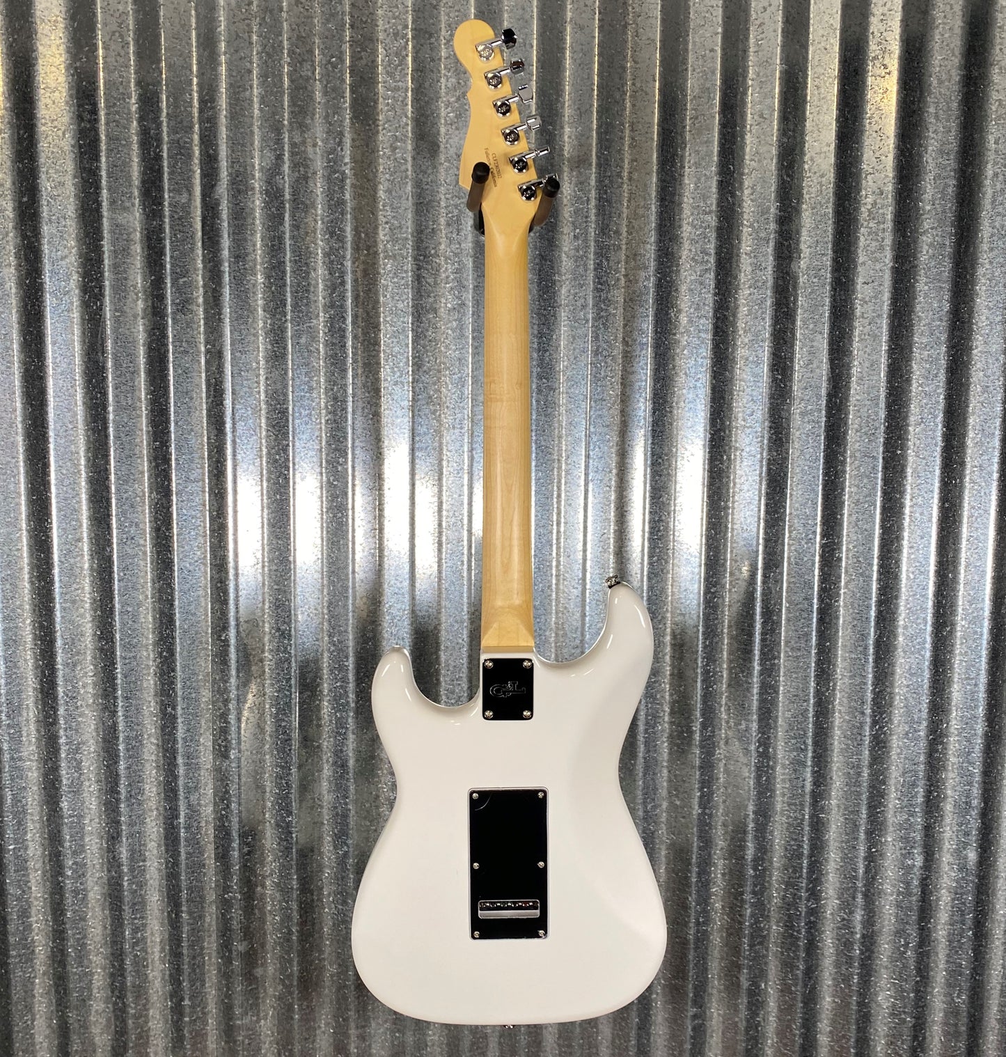 G&L USA 2023 Custom Legacy HSS Alpine White Guitar & Bag #2032 Used