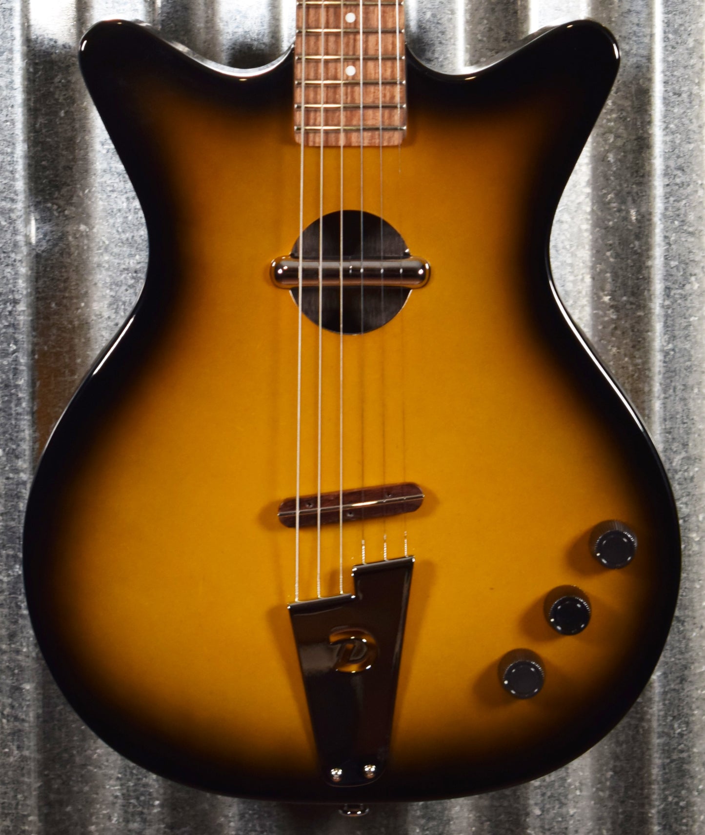 Danelectro Convertible Tobacco Sunburst Vintage Style Acoustic Electric Guitar #9504 Demo