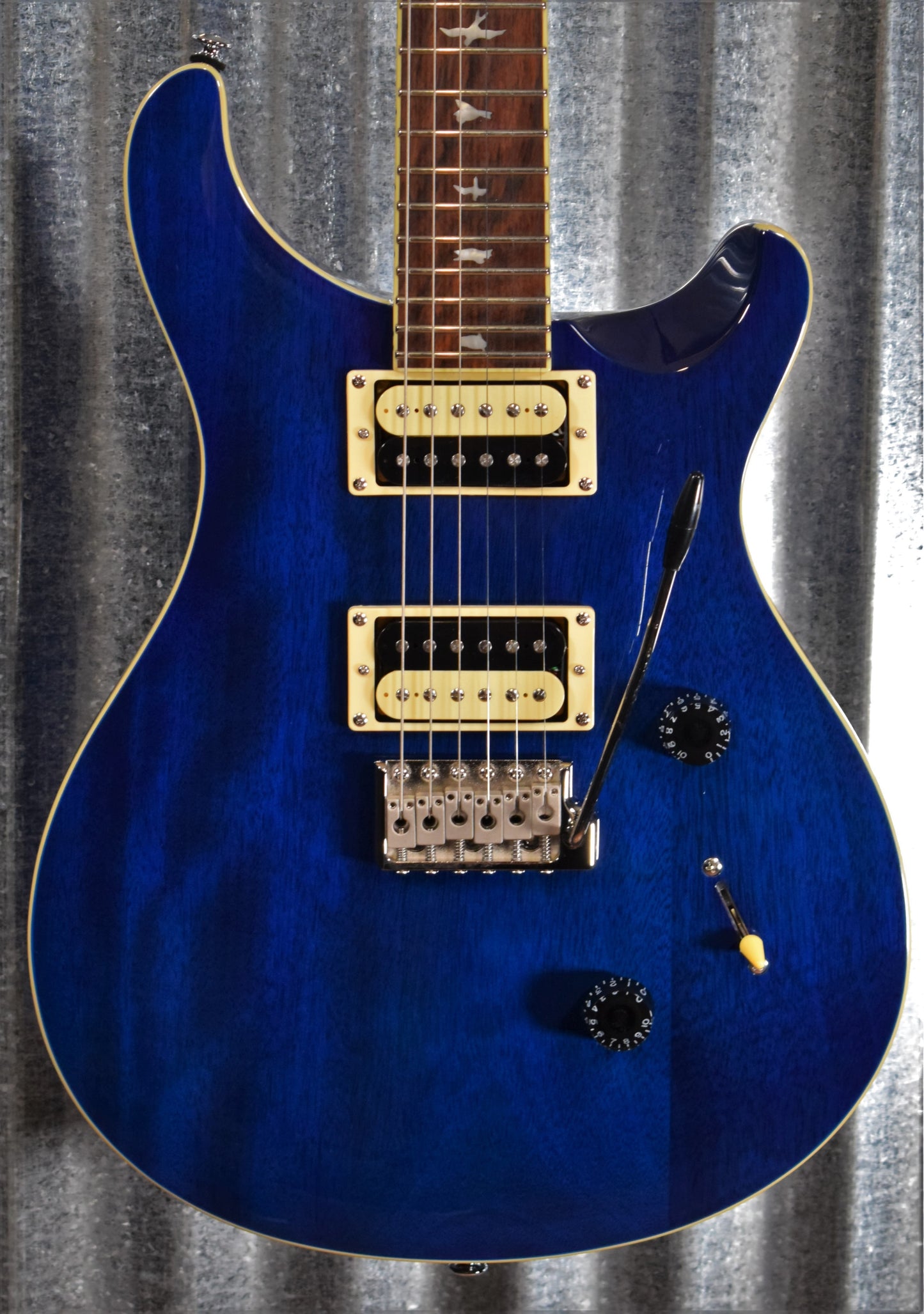 PRS Paul Reed Smith SE Standard 24 Translucent Blue Electric Guitar & Bag #5883