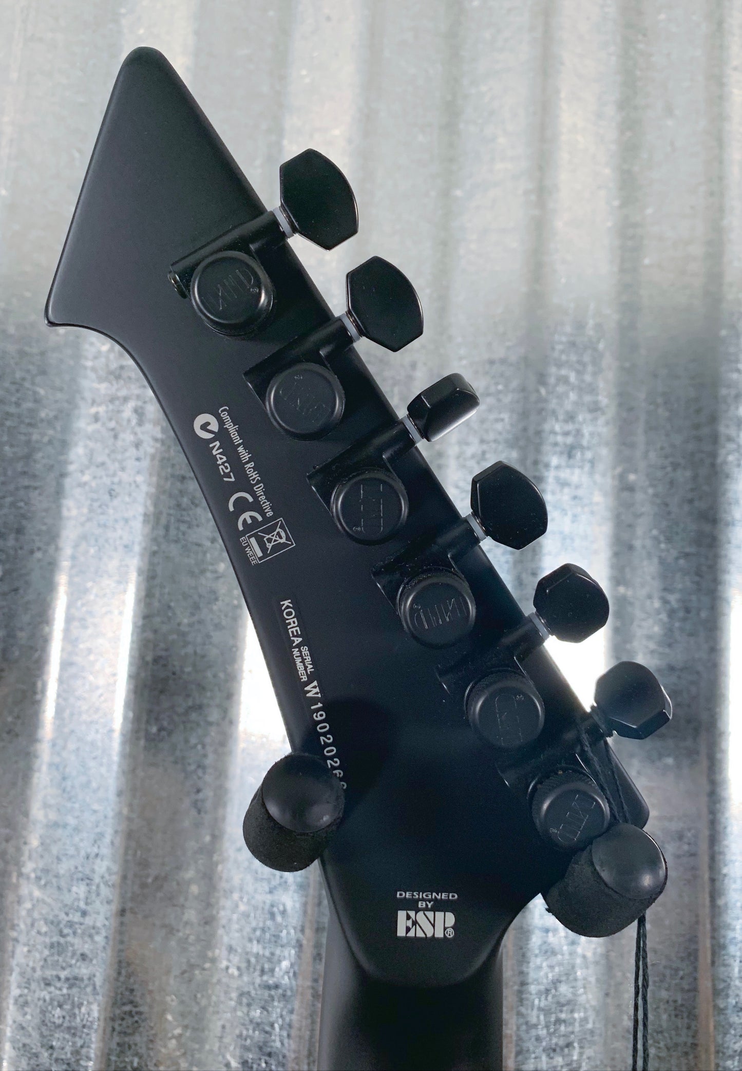 ESP LTD Snakebyte James Hetfield Black Satin Guitar & Case LSNAKEBYTEBLKS #0266