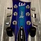 ESP LTD Xtone PS-1000 Flame Top Violet Shadow Semi-Hollow Guitar & Case XPS1000FMVSH #1440