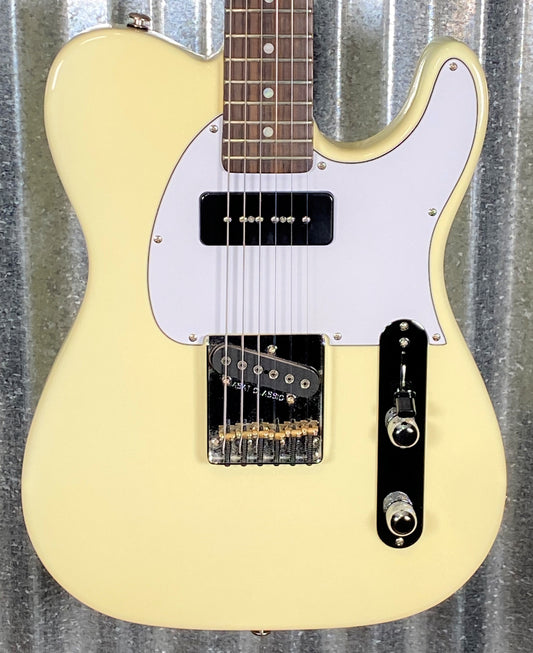 G&L USA 2016 ASAT Classic Bluesboy 90 Vintage White Guitar & Case #7510 Used
