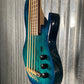 Smiger EUB-02B Burl Top Aquaburst Electric Ukulele Bass #0001