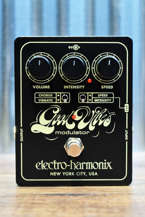 Electro-Harmonix EHX Good Vibes Analog Modulator Chorus Vibrato Guitar Effect Pedal