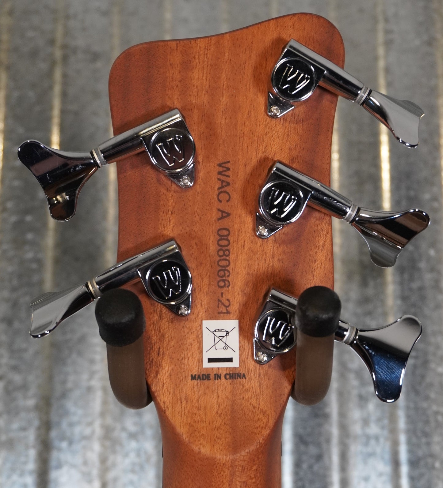 Warwick RockBass Alien Hybrid Thinline 5 String Acoustic Electric Bass & Bag #6621