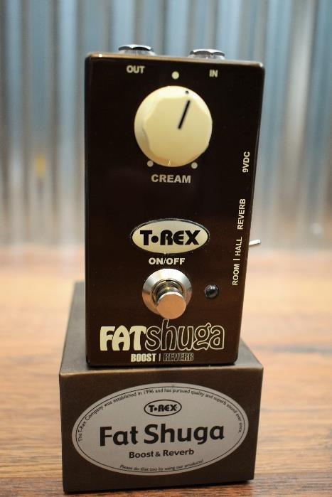 T-Rex  Engineering Fat Shuga Boost & Reverb Guitar Effect Pedal Demo #1902