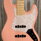 G&L USA JB 4 String Bass Shell Pink & Case #7108