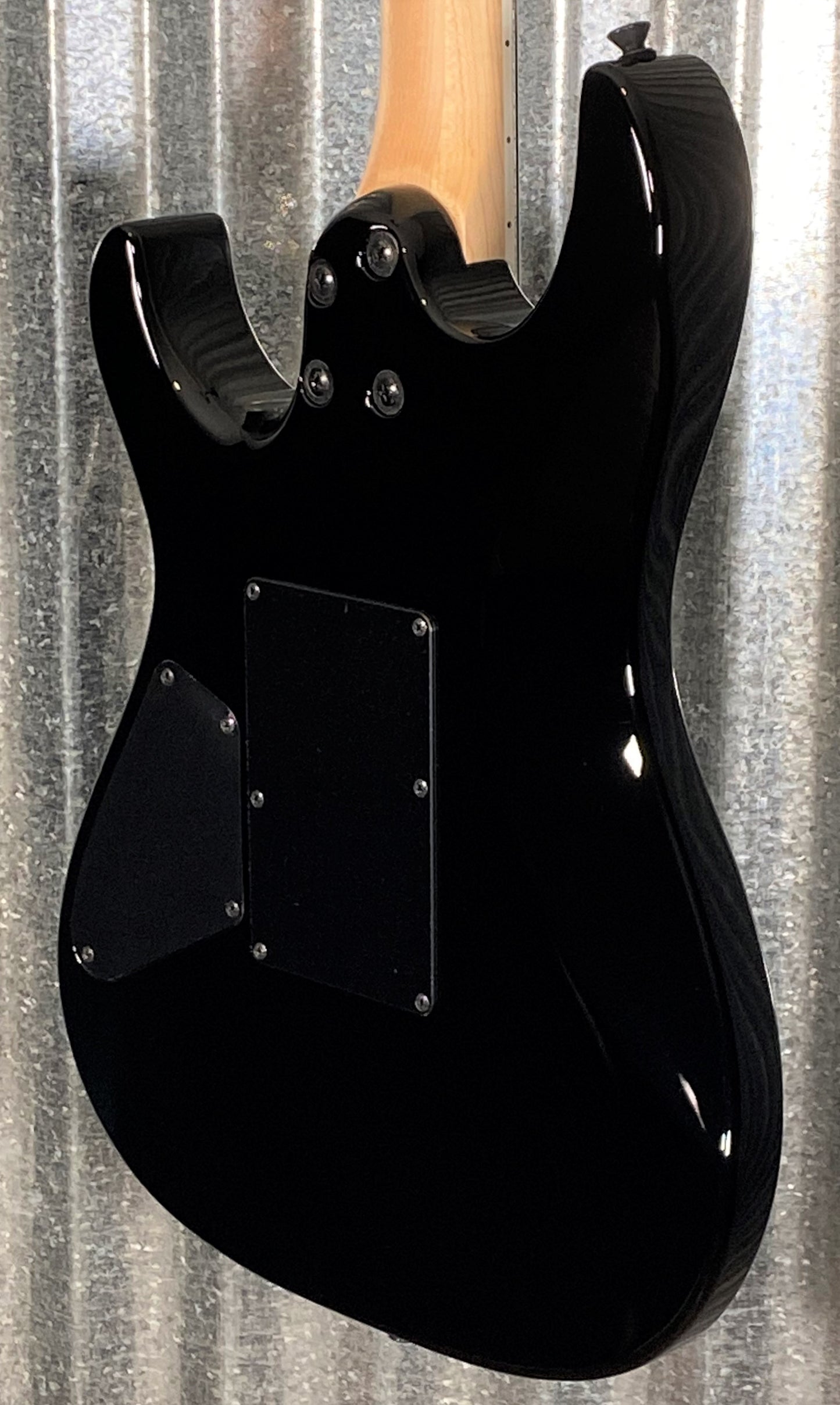 Vola Ares FR EF Floyd Rose Ebony Fingerboard Black Guitar & Case #6570