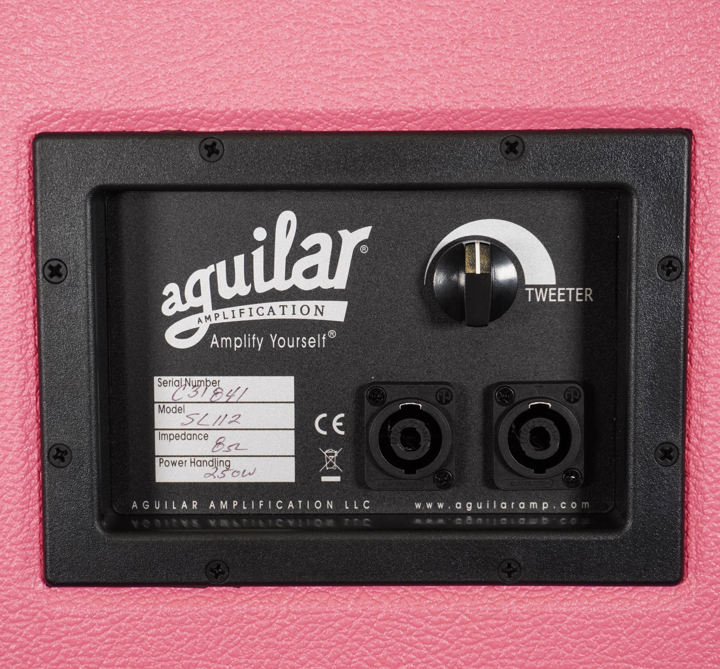 Aguilar SL112 Limited Edition Pink 8 Ohm 1x12" Bass Amplifier Speaker Cabinet