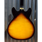 Hagstrom Super VIking SUVIK-TSB Tobacco Sunburst Flame Top Semi-Hollow Guitar #0209