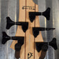 ESP LTD RB-1005 Rocco Prestia Spalted Maple 5 String Bass LRB1005SMNS #1502