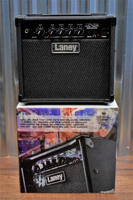 Laney LX15B 1 Channel 15 Watts 1x5" Bass Guitar Combo Amplifier Open Box