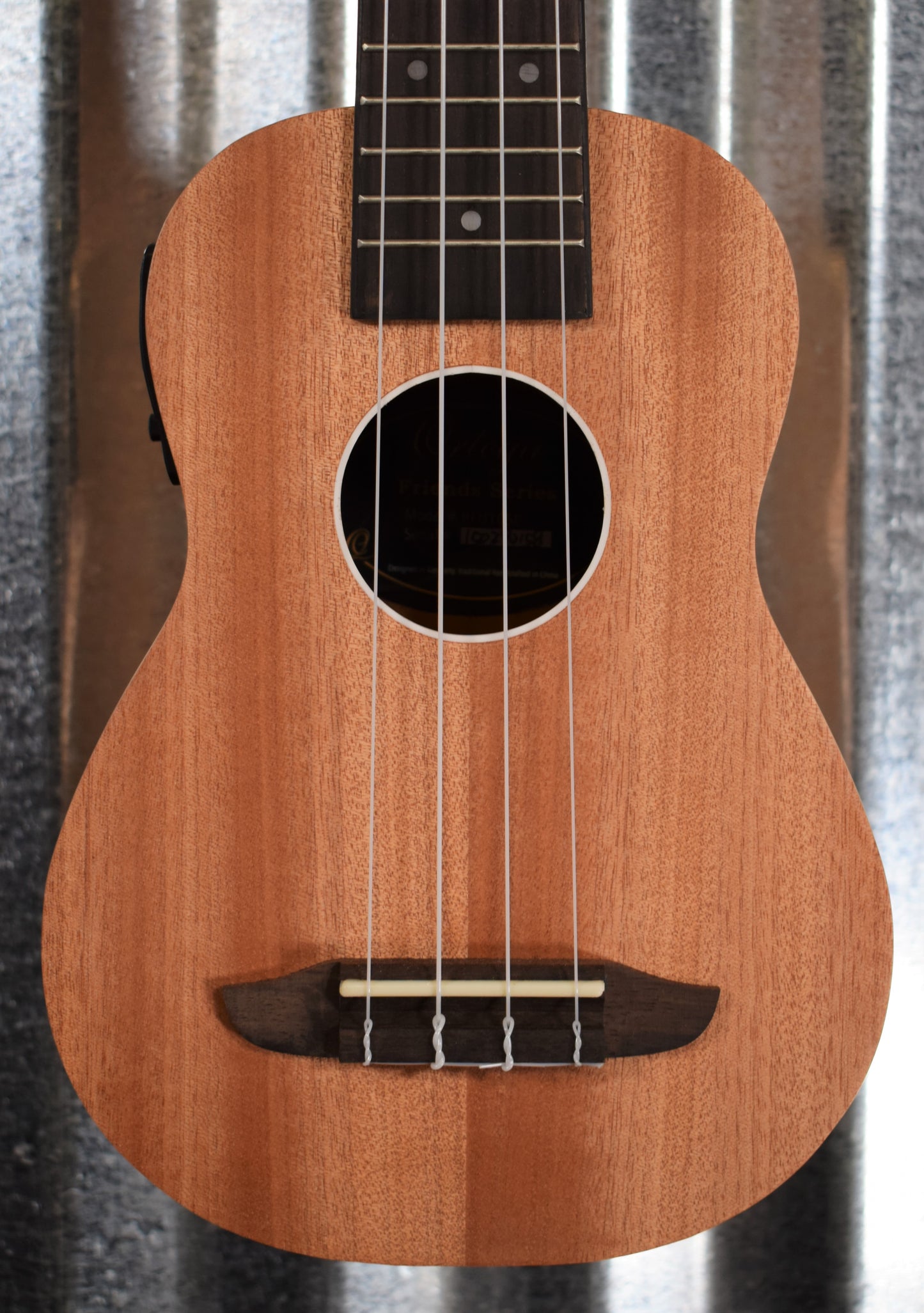 Ortega Guitars Friends Series RFU10SE Mahogany Acoustic Electric Soprano Ukulele & Bag
