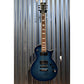 ESP LTD EC-256FM Cobalt Blue Flame Top Guitar LEC256CB & Case #0948