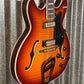Hagstrom VIK67-G-VSB '67 Viking II Semi Hollow Vintage Sunburst Guitar #0141