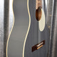 Ortega RGA-PLT Gaucho Nylon String Parlor Guitar Platinum Gray Guitar & Bag #0058