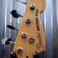 Fender Mustang Bass PJ Olympic White Short Scale 4 String Bass Mexico & Bag #922
