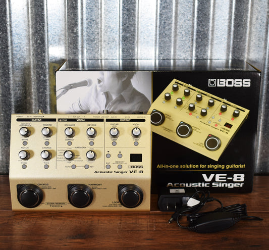Boss VE-8 Acoustic Singer Multi Effect Processor Pedal
