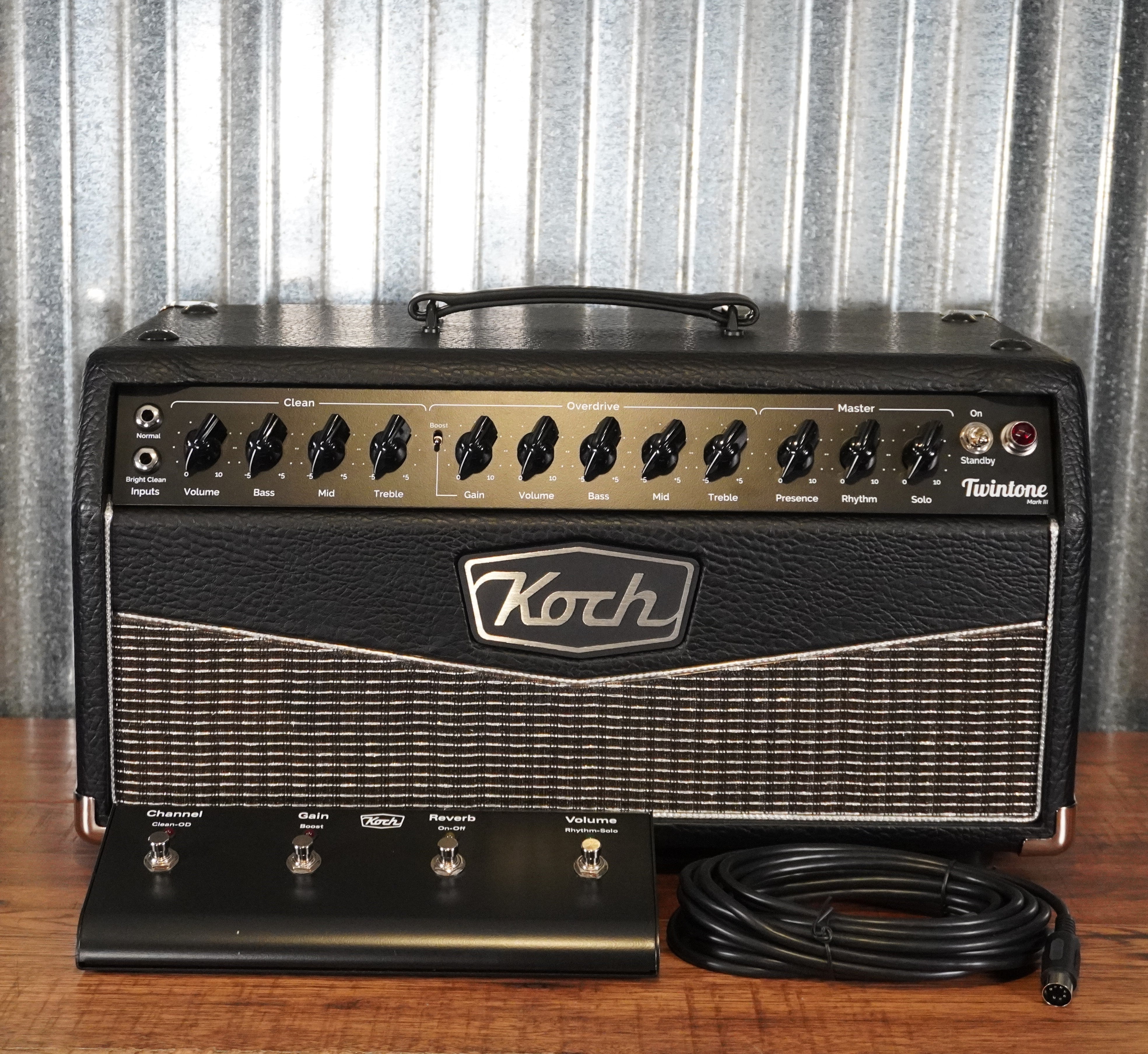 Koch Twintone III Two Channel 50 Watt All Tube Guitar Amplifier Head