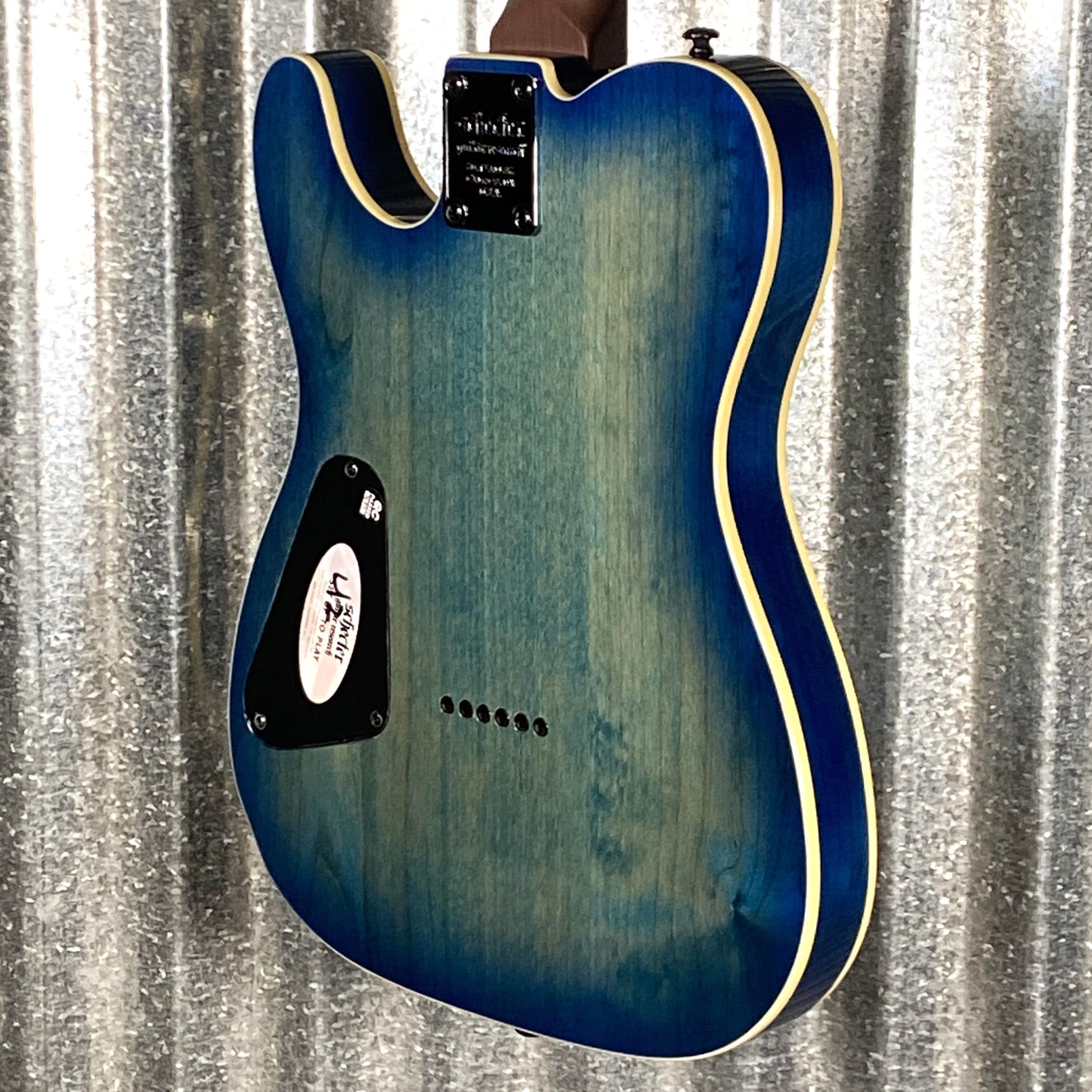 Schecter PT Pro HH Trans Blue Burst Guitar #0187