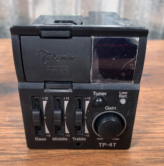 Takamine TP-4T Preamp & Pickup for Acoustic Electric Guitar Used