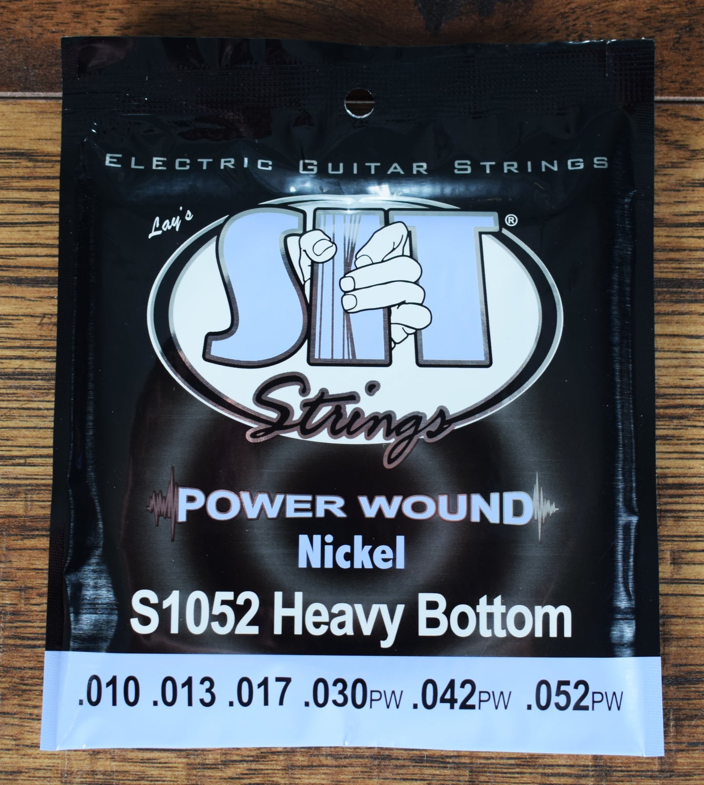SIT Strings S1052 Heavy Bottom Power Wound Nickel Electric Guitar Strings 3 Pack