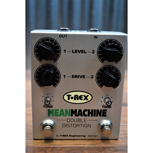 T-Rex Engineering Mean Machine Double Distrotion Guitar Effect Pedal Demo #703