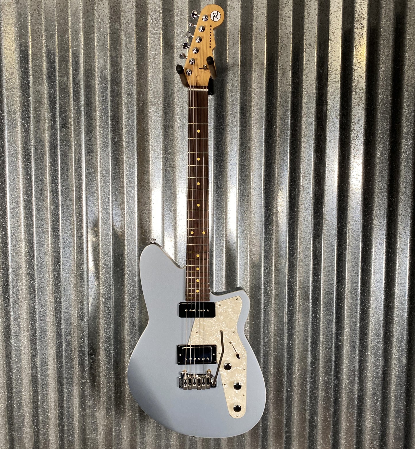 Reverend Double Agent W Metallic Silver Freeze Guitar #60027