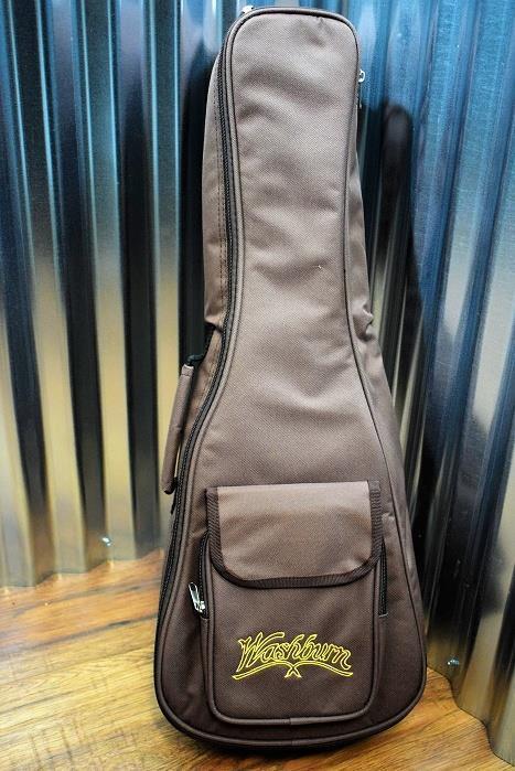 Washburn Guitars WU85SK Comfort Series Solid Koa Top Ukulele & Bag #429