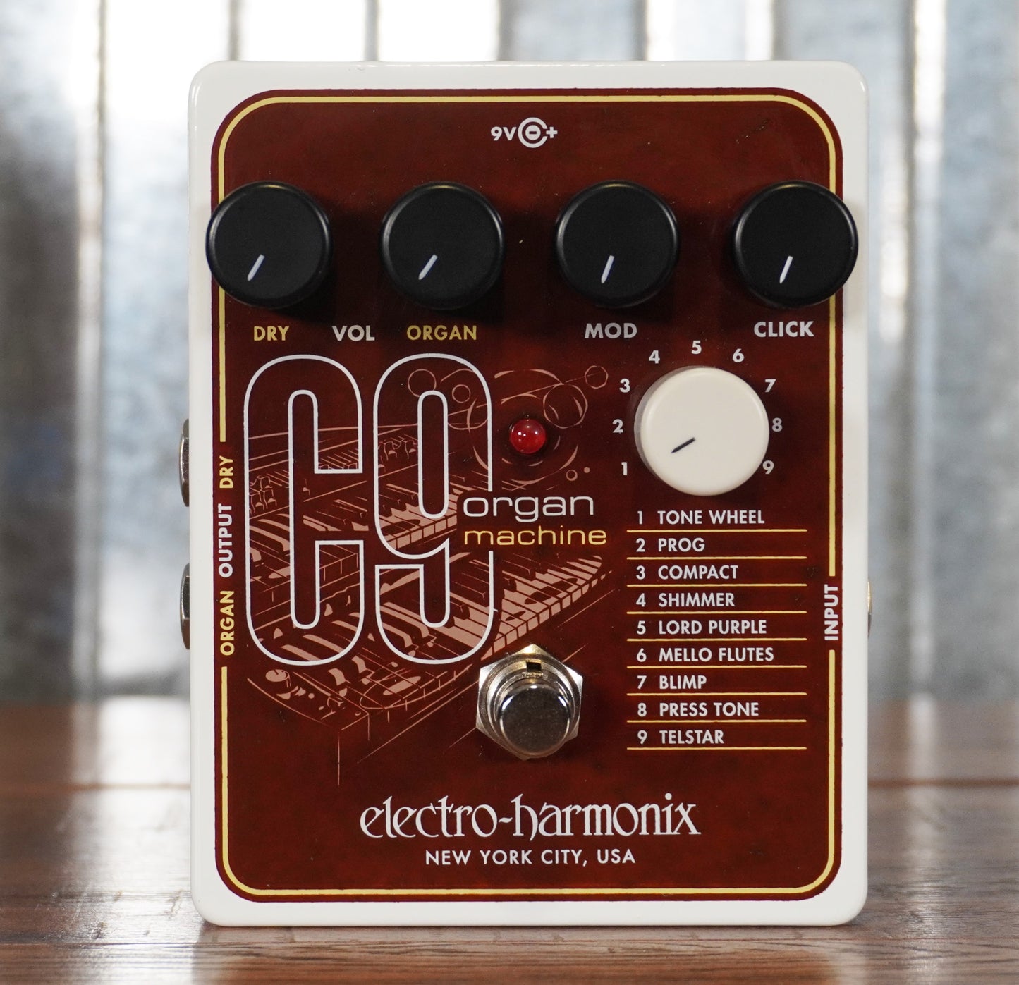 Electro Harmonix C9 Organ Machine Pitch Shift Guitar Synth Effect Pedal