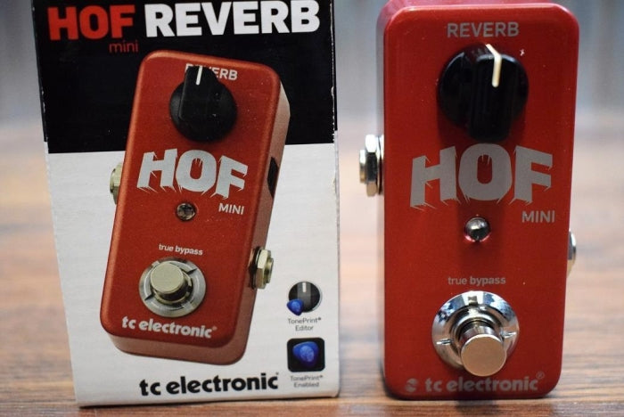 TC Electronic HOF Hall of Fame Mini Reverb Tone Print  Guitar Effect Pedal