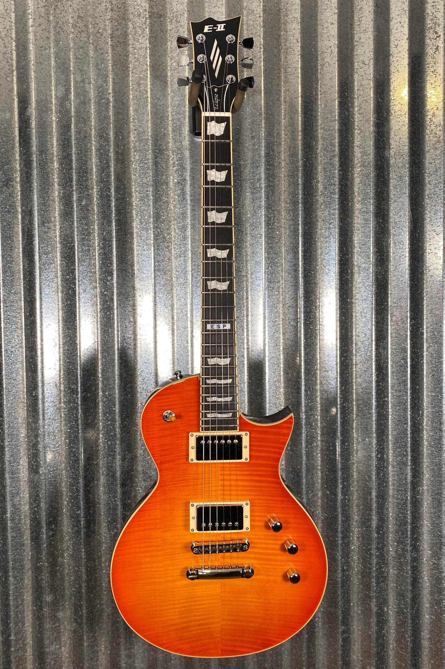 ESP E-II Eclipse Full Thickness Vintage Honey Burst Guitar & Case EIIECFTFMVHB #3213 Used