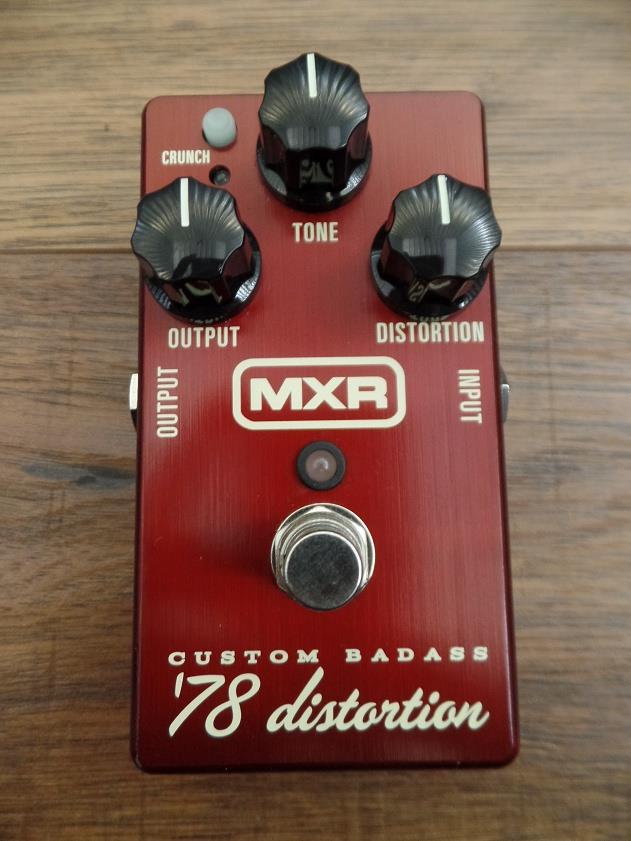 MXR M78 Custom Badass '78 Distortion Effects FX Pedal for Electric Guitar Used