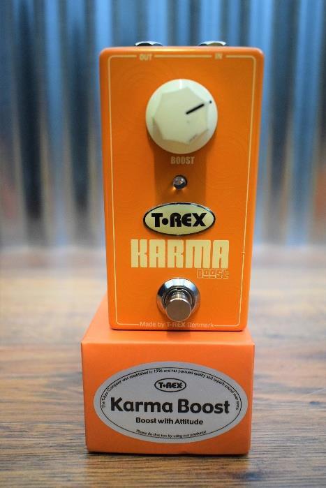 T-Rex Karma Boost Electric Guitar Effects FX Pedal TRex Karma Boost Demo #322